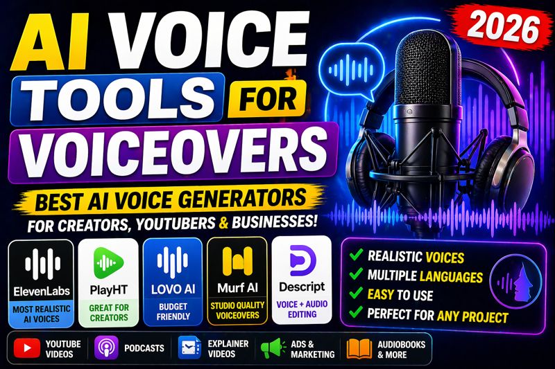 AI Voice Tools for Voiceovers