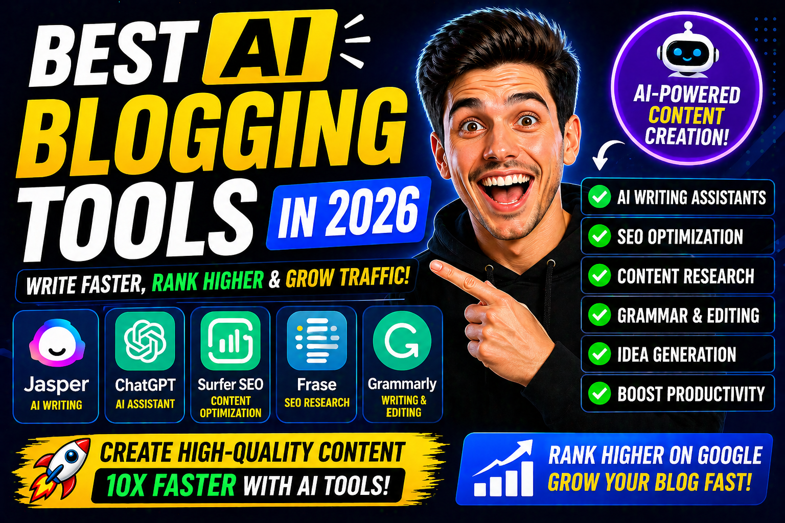 Best AI Blogging Tools 2026