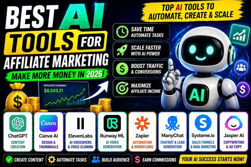 Best AI Tools for Affiliate Marketing
