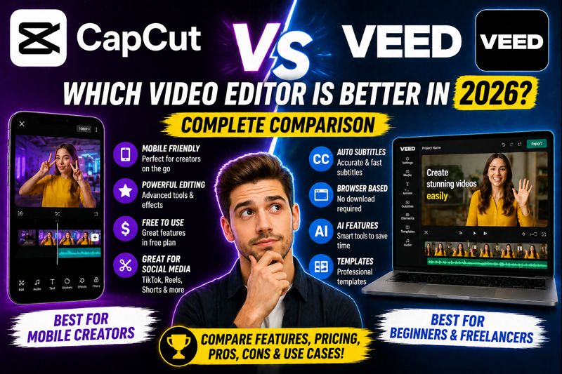 CapCut vs VEED 2026