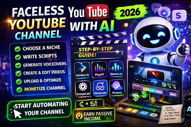 Faceless YouTube Channel with AI