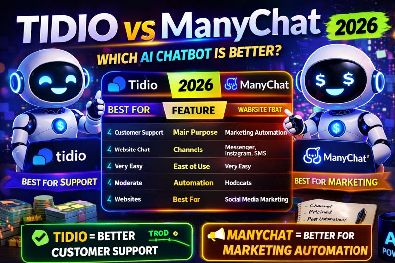 Tidio vs ManyChat