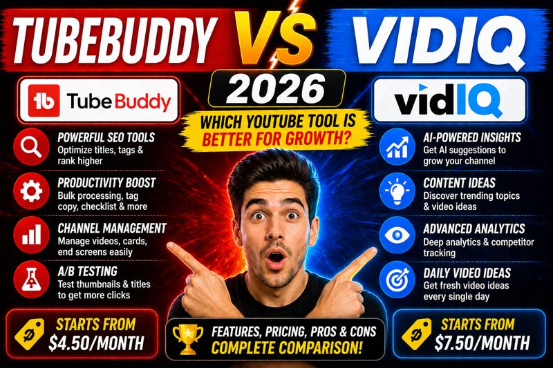 TubeBuddy vs VidIQ 2026